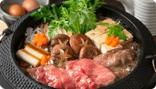 Hot pot dishes (sukiyaki, shabu-shabu, oden, motsunabe, etc.)